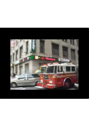 美国纽约消防车路面实拍行驶效果-美国联邦信号（道奇）产品