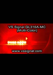 官网演示-变色LED中网爆闪灯美国VS Signal GL316A-MC（GL332A-MC)录像